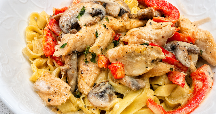 Creamy Chicken Primavera